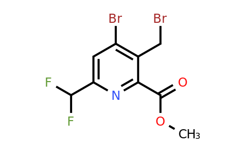 1807001-34-8 | Methyl 4-bromo-3-(bromomethyl)-6-(difluoromethyl)pyridine-2-carboxylate