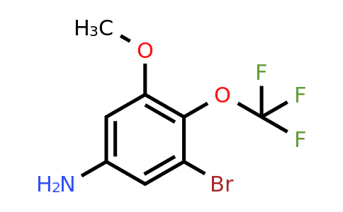 1807002-43-2 | 3-Bromo-5-methoxy-4-(trifluoromethoxy)aniline