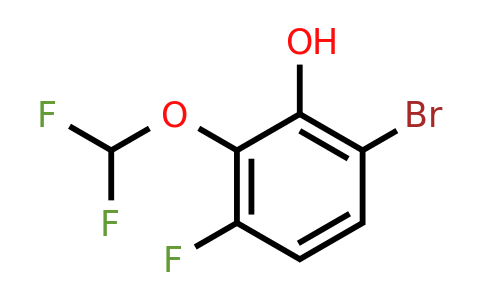 1807002-91-0 | 6-Bromo-2-difluoromethoxy-3-fluorophenol