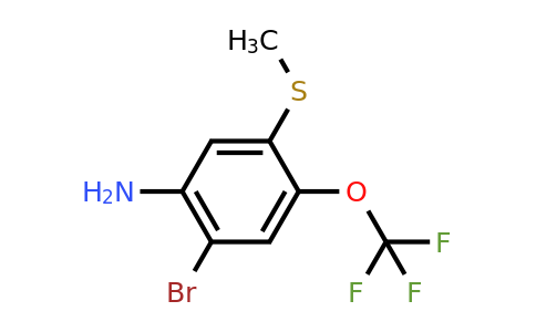 1807005-25-9 | 5-Amino-4-bromo-2-(trifluoromethoxy)thioanisole