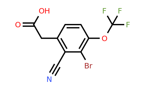 1807005-37-3 | 3-Bromo-2-cyano-4-(trifluoromethoxy)phenylacetic acid