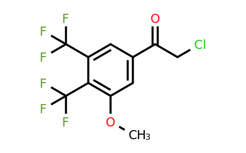 1807005-38-4 | 3',4'-Bis(trifluoromethyl)-5'-methoxyphenacyl chloride
