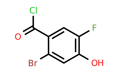 1807006-10-5 | 2-Bromo-5-fluoro-4-hydroxybenzoyl chloride