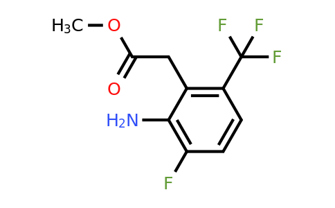 1807007-14-2 | Methyl 2-amino-3-fluoro-6-(trifluoromethyl)phenylacetate
