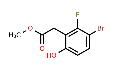 1807007-72-2 | Methyl 3-bromo-2-fluoro-6-hydroxyphenylacetate