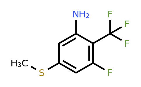 1807007-96-0 | 3-Amino-5-fluoro-4-(trifluoromethyl)thioanisole