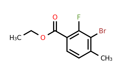 1807009-38-6 | Ethyl 3-bromo-2-fluoro-4-methylbenzoate