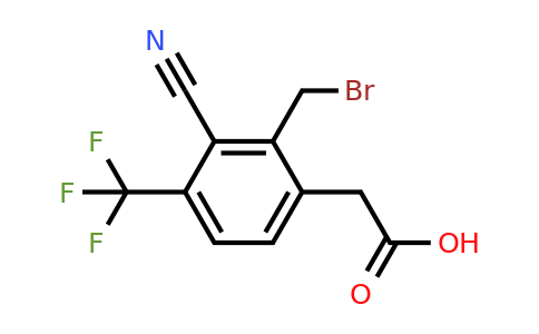 1807009-49-9 | 2-Bromomethyl-3-cyano-4-(trifluoromethyl)phenylacetic acid