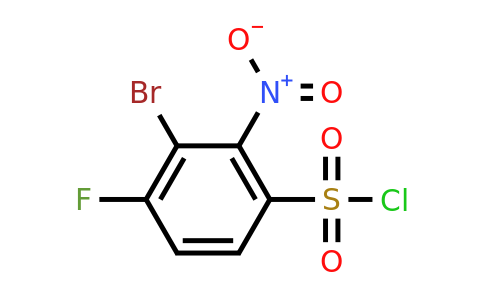 1807009-52-4 | 3-Bromo-4-fluoro-2-nitrobenzenesulfonyl chloride