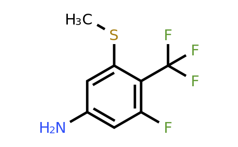 1807011-62-6 | 5-Amino-3-fluoro-2-(trifluoromethyl)thioanisole
