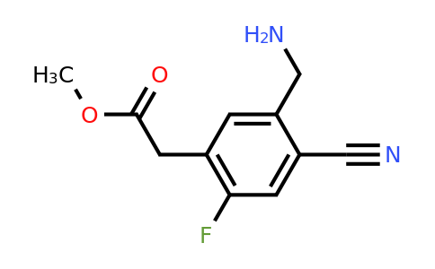 1807011-73-9 | Methyl 5-aminomethyl-4-cyano-2-fluorophenylacetate
