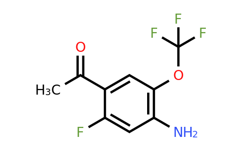 1807014-52-3 | 4'-Amino-2'-fluoro-5'-(trifluoromethoxy)acetophenone