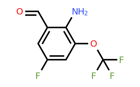 1807014-61-4 | 2-Amino-5-fluoro-3-(trifluoromethoxy)benzaldehyde