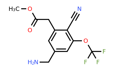 1807015-71-9 | Methyl 5-aminomethyl-2-cyano-3-(trifluoromethoxy)phenylacetate