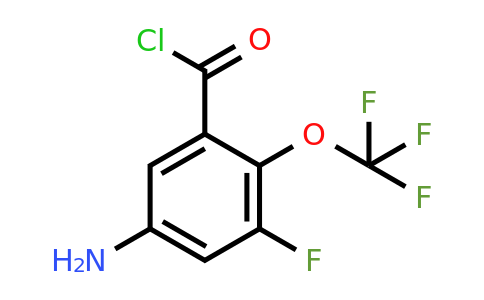 1807016-20-1 | 5-Amino-3-fluoro-2-(trifluoromethoxy)benzoyl chloride