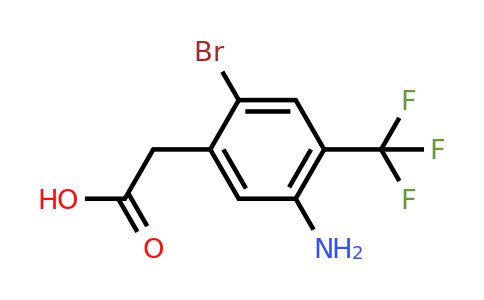 1807016-55-2 | 5-Amino-2-bromo-4-(trifluoromethyl)phenylacetic acid