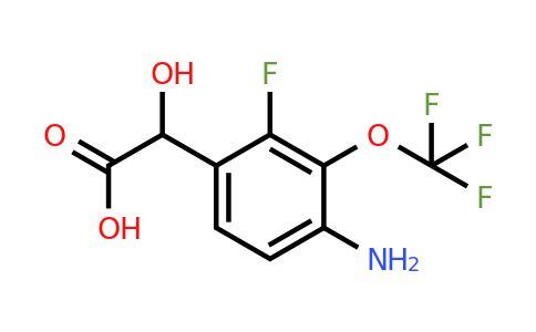 1807016-83-6 | 4-Amino-2-fluoro-3-(trifluoromethoxy)mandelic acid