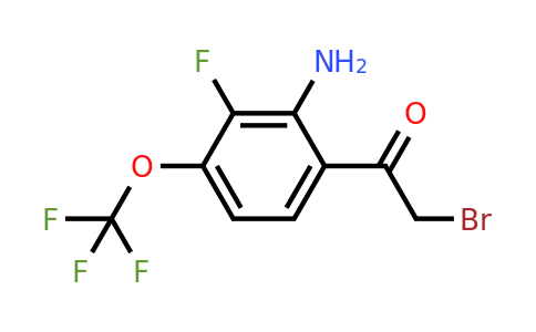 1807016-89-2 | 2'-Amino-3'-fluoro-4'-(trifluoromethoxy)phenacyl bromide