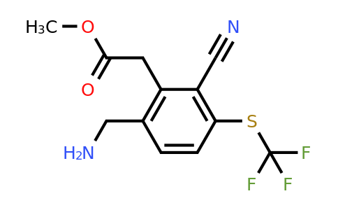 1807017-28-2 | Methyl 6-aminomethyl-2-cyano-3-(trifluoromethylthio)phenylacetate