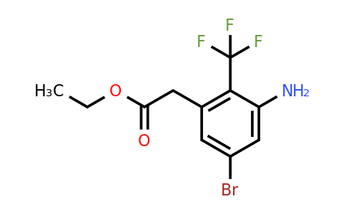 1807017-46-4 | Ethyl 3-amino-5-bromo-2-(trifluoromethyl)phenylacetate