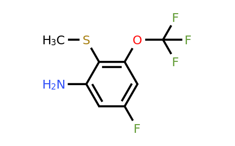 1807017-86-2 | 2-Amino-4-fluoro-6-(trifluoromethoxy)thioanisole