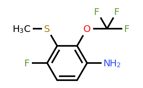 1807017-95-3 | 3-Amino-6-fluoro-2-(trifluoromethoxy)thioanisole
