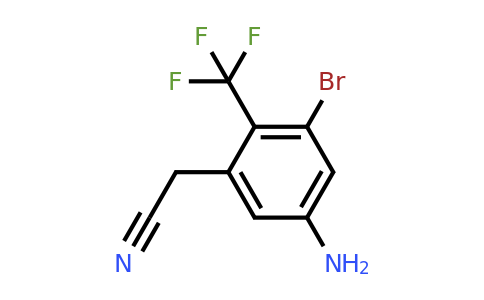1807018-30-9 | 5-Amino-3-bromo-2-(trifluoromethyl)phenylacetonitrile