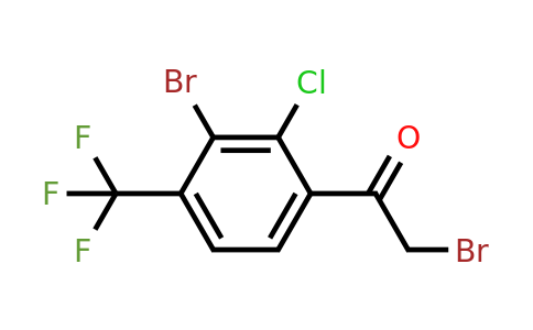 1807018-63-8 | 3'-Bromo-2'-chloro-4'-(trifluoromethyl)phenacyl bromide