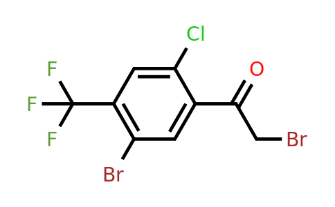 1807018-78-5 | 5'-Bromo-2'-chloro-4'-(trifluoromethyl)phenacyl bromide