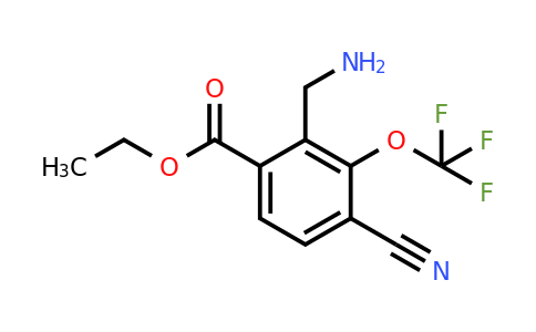 1807019-43-7 | Ethyl 2-aminomethyl-4-cyano-3-(trifluoromethoxy)benzoate