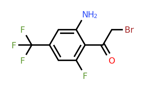 1807019-84-6 | 2'-Amino-6'-fluoro-4'-(trifluoromethyl)phenacyl bromide