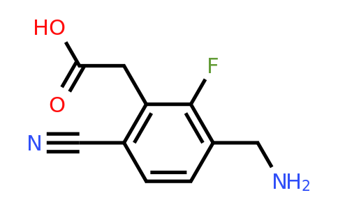 1807020-83-2 | 3-Aminomethyl-6-cyano-2-fluorophenylacetic acid