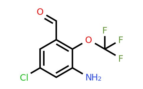 1807020-93-4 | 3-Amino-5-chloro-2-(trifluoromethoxy)benzaldehyde