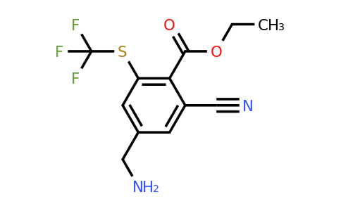 1807021-27-7 | Ethyl 4-aminomethyl-2-cyano-6-(trifluoromethylthio)benzoate