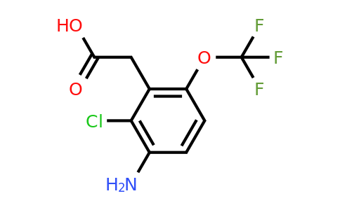 1807021-56-2 | 3-Amino-2-chloro-6-(trifluoromethoxy)phenylacetic acid