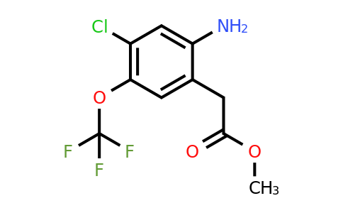 1807022-03-2 | Methyl 2-amino-4-chloro-5-(trifluoromethoxy)phenylacetate
