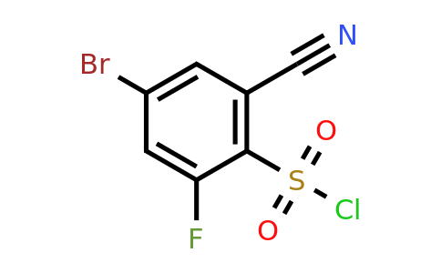 1807022-19-0 | 4-Bromo-2-cyano-6-fluorobenzenesulfonyl chloride