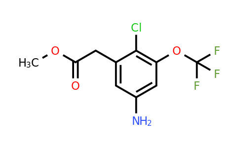 1807022-27-0 | Methyl 5-amino-2-chloro-3-(trifluoromethoxy)phenylacetate