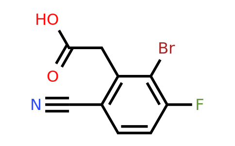1807022-28-1 | 2-(2-Bromo-6-cyano-3-fluorophenyl)acetic acid