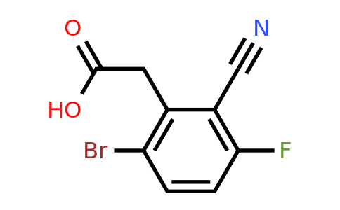 1807022-34-9 | 6-Bromo-2-cyano-3-fluorophenylacetic acid