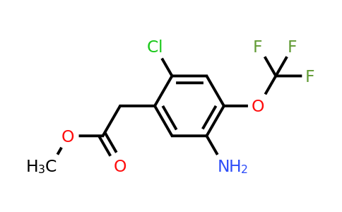 1807022-37-2 | Methyl 5-amino-2-chloro-4-(trifluoromethoxy)phenylacetate