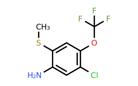 1807022-53-2 | 2-Amino-4-chloro-5-(trifluoromethoxy)thioanisole