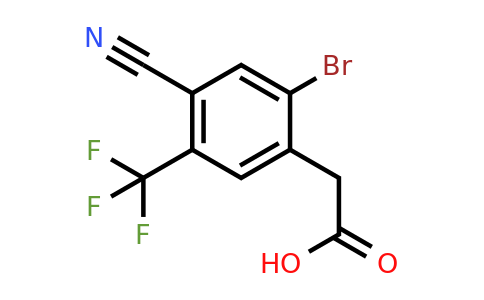 1807024-46-9 | 2-Bromo-4-cyano-5-(trifluoromethyl)phenylacetic acid