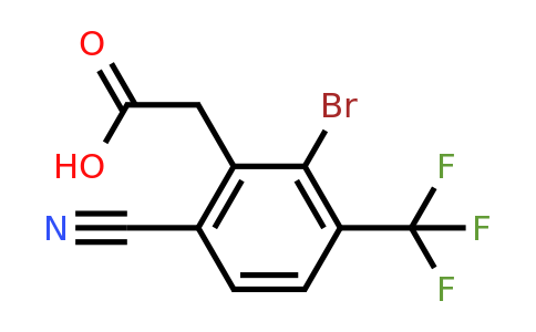 1807024-55-0 | 2-Bromo-6-cyano-3-(trifluoromethyl)phenylacetic acid