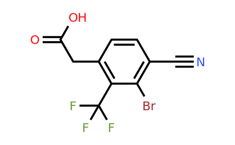 1807024-78-7 | 3-Bromo-4-cyano-2-(trifluoromethyl)phenylacetic acid