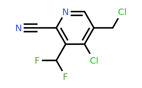 4-Chloro-5-(chloromethyl)-2-cyano-3-(difluoromethyl)pyridine