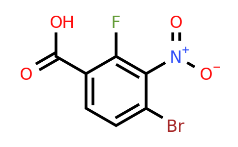 1807025-82-6 | 4-Bromo-2-fluoro-3-nitrobenzoic acid