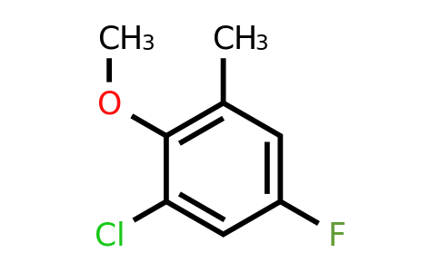 1807026-11-4 | 2-Chloro-4-fluoro-6-methylanisole