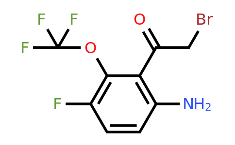1807026-24-9 | 6'-Amino-3'-fluoro-2'-(trifluoromethoxy)phenacyl bromide