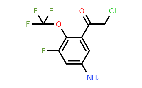 1807026-40-9 | 5'-Amino-3'-fluoro-2'-(trifluoromethoxy)phenacyl chloride